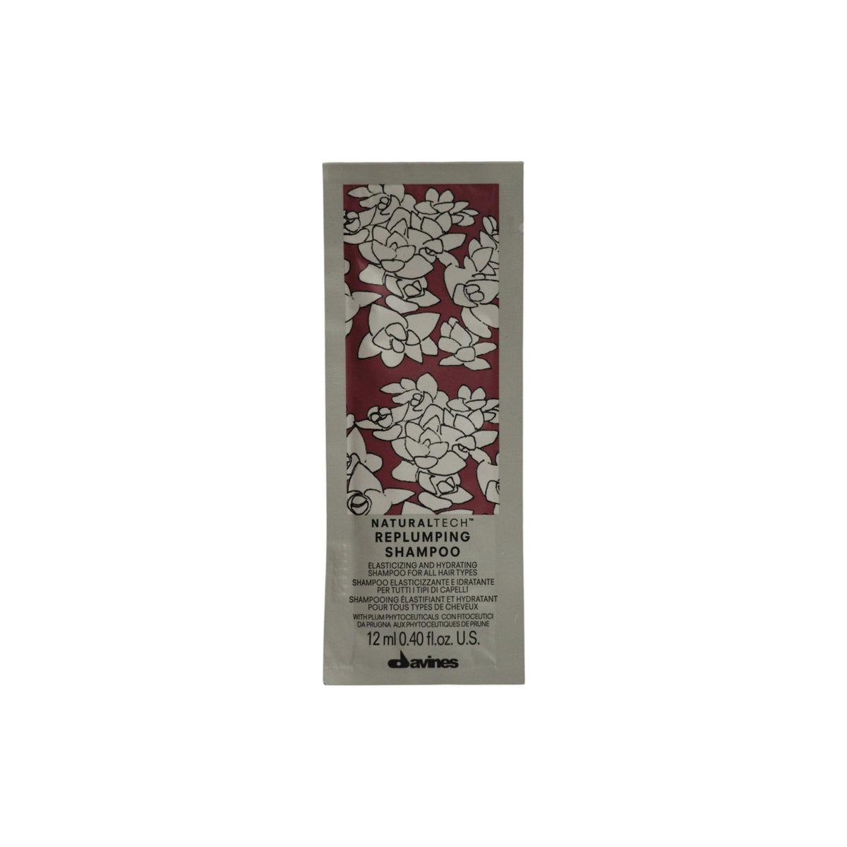 Davines Natural Tech Replumping shampoo Sample set 12 stuks