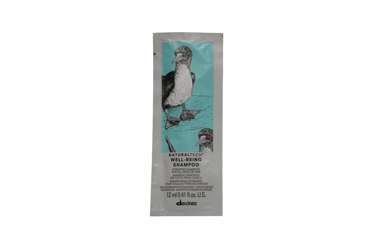 Davines Naturaltech Well-Being Hydraterende Shampoo Sachet Set (12 stuks)