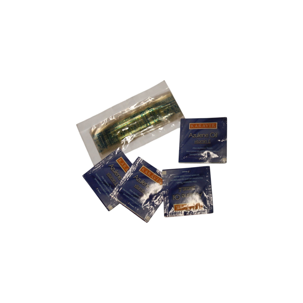Karaver Crystal ontharingsstrips met wax voor het gezicht 20 stuks Tester