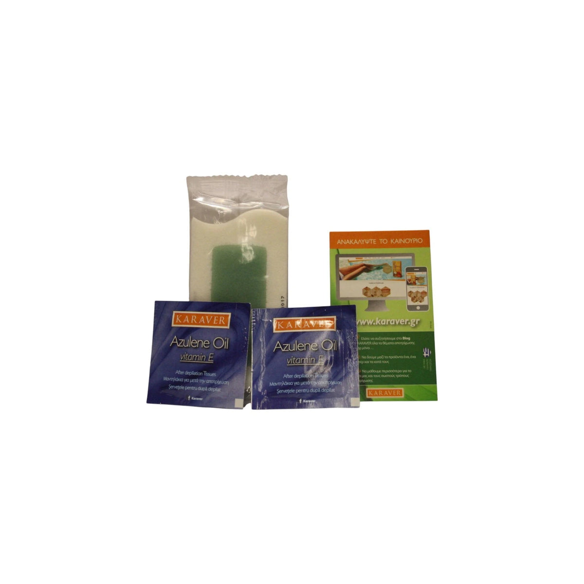 Karaver Velvet Aloe Vera Ontharingswaxstrips 16 stuks Tester