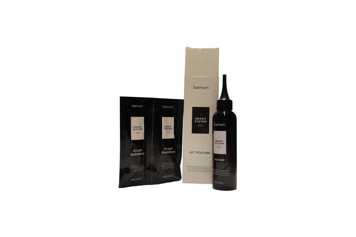 Kemon Unamy System Textuurkit - Fluid 125 ml + Start Shampoo 2 stuks