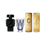 Set Paco Rabanne: 1 Million, Eau De Toilette, For Men, 5 ml *Miniature + Million Gold, Eau De Parfum, For Men, 5 ml *Miniature + Invictus, Eau De Toilette, For Men, 5 ml *Miniature + Phantom, Parfum, For Men, 5 ml *Miniature