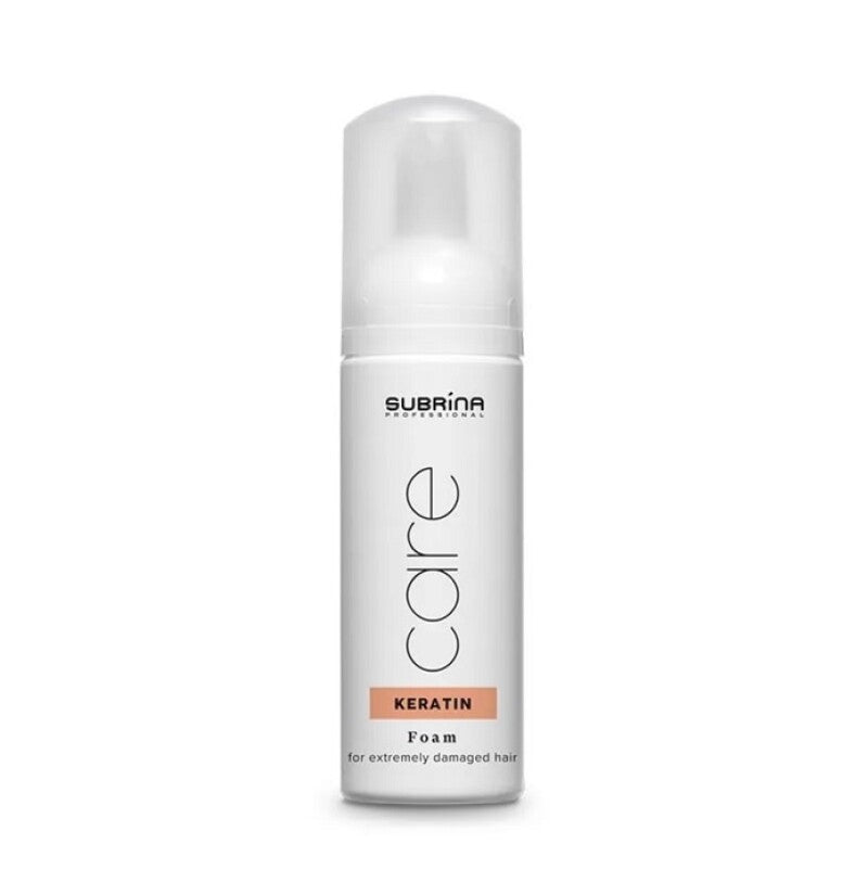 Subrina Professional, Care Keratin, Hair Styling Leave-In Foam, Very Damaged Hair, 150 ml