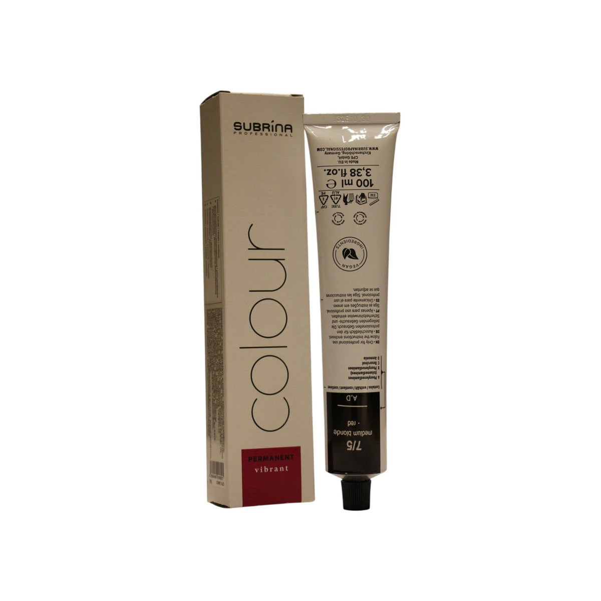 Subrina Professional Essential Colour Permanente haarverf 7/5 - 100 ml