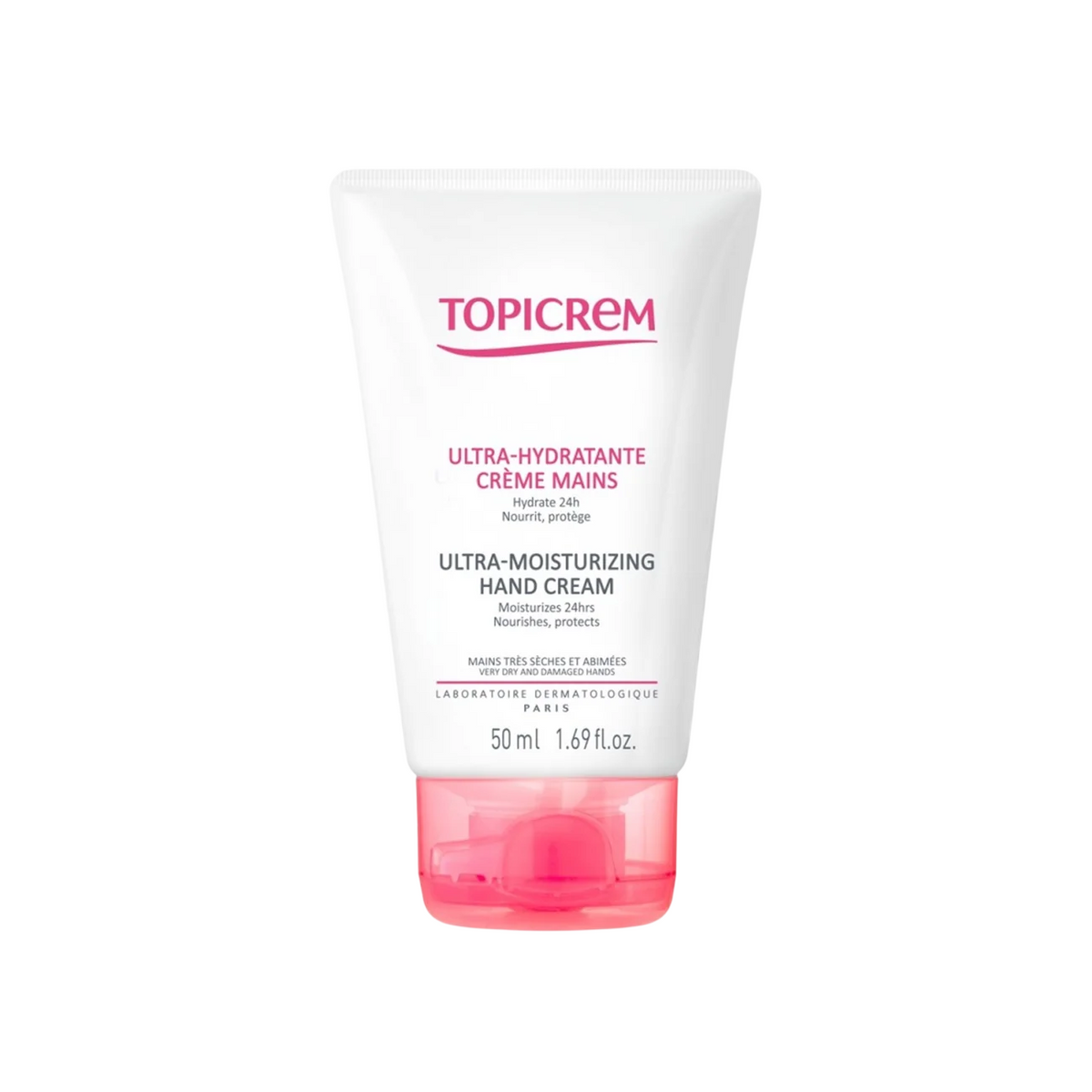 Topicrem, Ultra Hydratant, Hydrating & Moisturizing & Soothing, Daily, Cream, For Hands, 50 ml