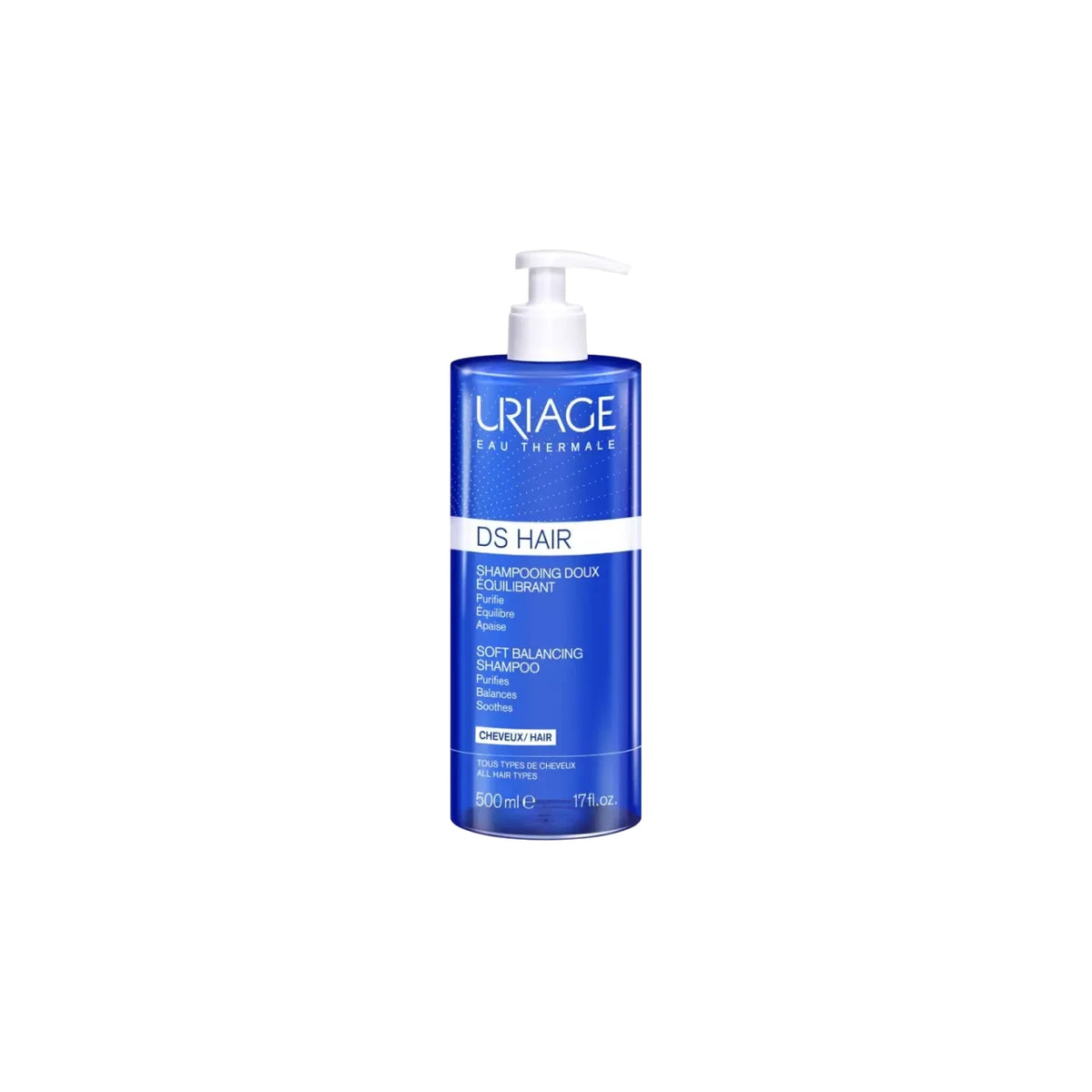Uriage DS Hair Zachte Balancerende Shampoo 500 ml