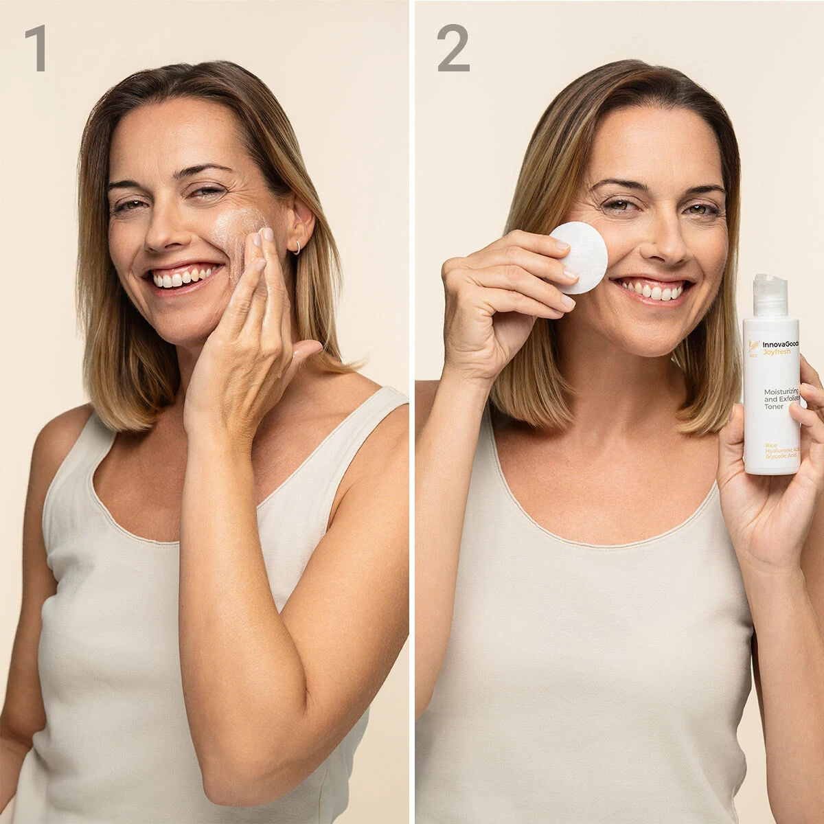 Face Cleansing Duo Pack Rice InnovaGoods product packaging