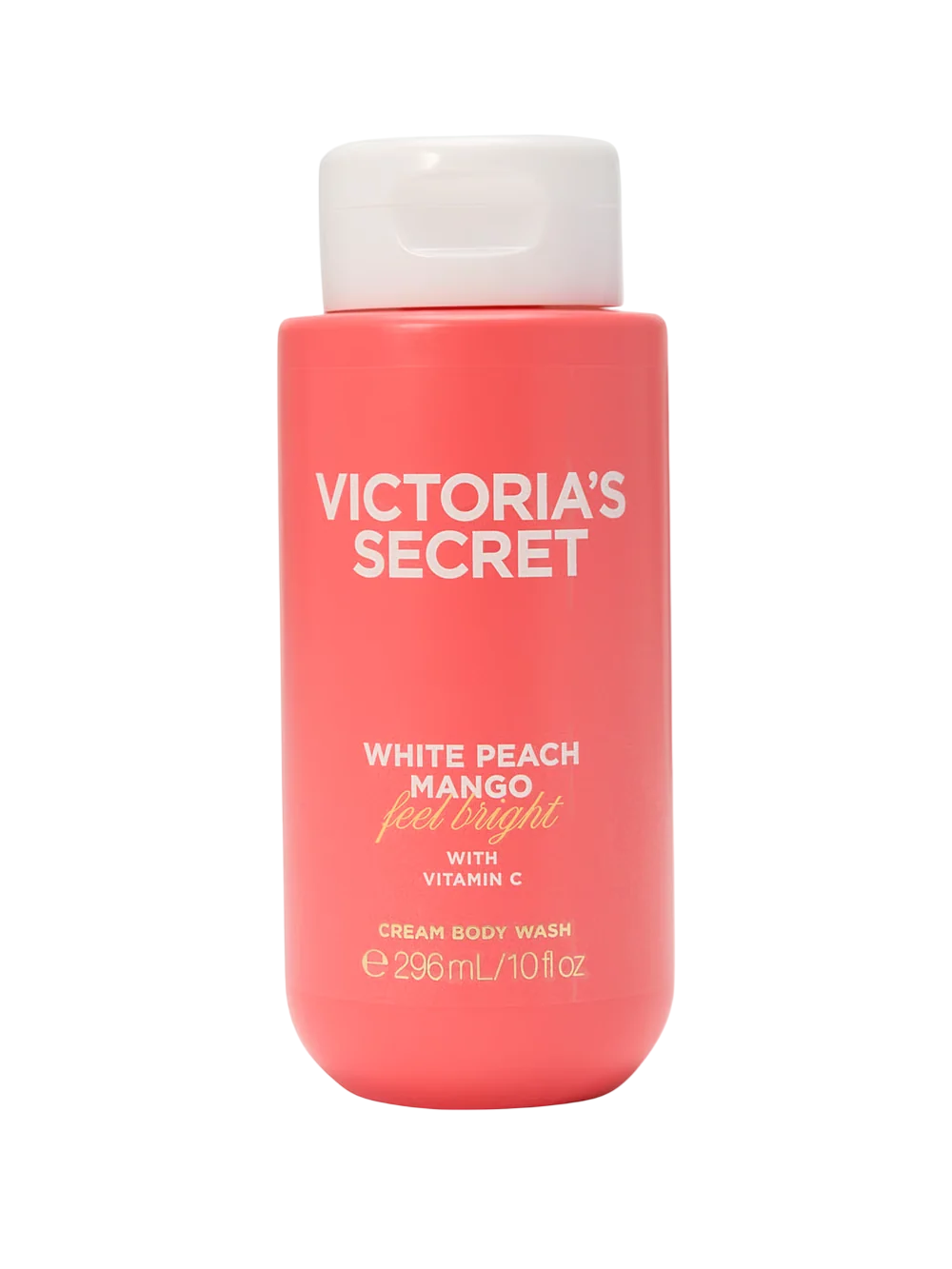 Victoria's Secret White Peach Mango Feel Bright romige douchegel met vitamine C, 296 ml
