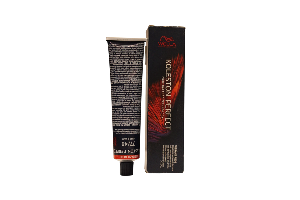 Wella Professionals Koleston Perfect Permanente Haarverf 77/46 Mediumblond Intens Rood Violet 60 ml Tester